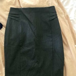 Express Pencil Skirt Grey Sz 0